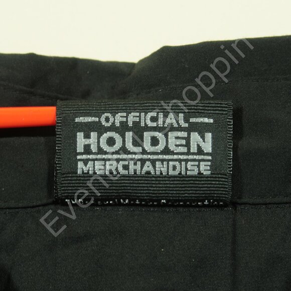 Holden Racing Team Shirt Mens 2XL Black Mechanic Short Sleeve Button Down - Picture 7 of 9